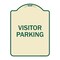Signmission Reserved Parking Visitor Parking Heavy-Gauge Aluminum Architectural Sign, 24" x 18", TG-1824-23019 A-DES-TG-1824-23019 - alternate 1